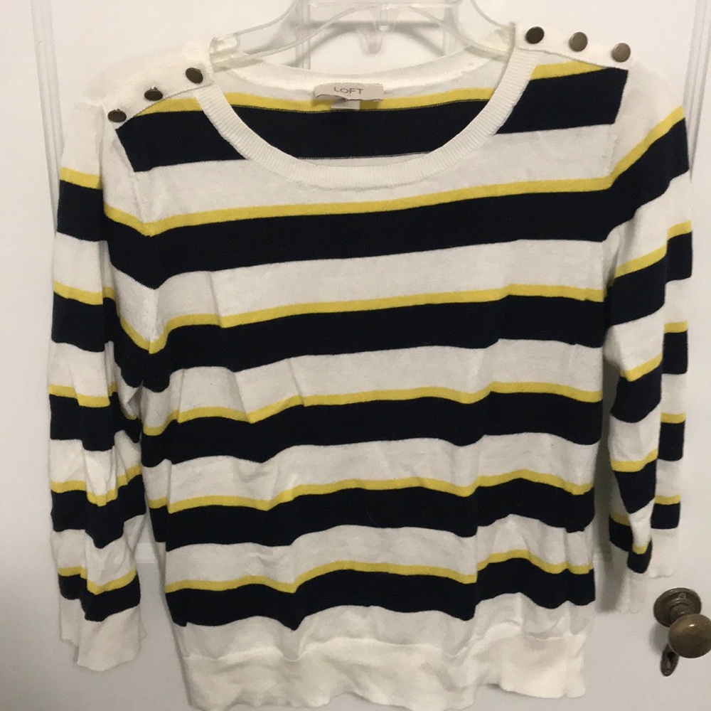 Ann Taylor Loft long sleeve cotton sweater